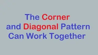Sudoku Primer 276 - Corner and Diagonal Patterns Working Together