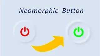 Neomorphism Button Switch OFF / ON | HTML and CSS | Dynamic Coding With Amit