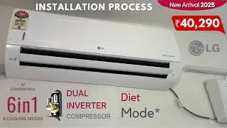2025 LG 1 Ton 5 Star DUAL Inverter Split AC | HD AntiVirus Filter AI 6in1 VIRAAT Mode Faster Cooling