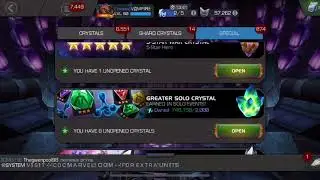 Dungeons war crystal opening looking for ghost rider or Luke cage! Marvel contest of champions