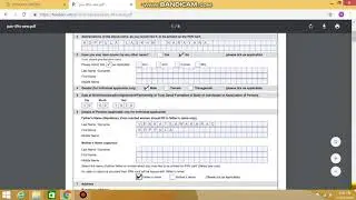 PAN PHYSICAL FORM FILLING TELUGU