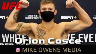 Orion Cosce talks UFC debut, Philip Rowe fight & finishing style.