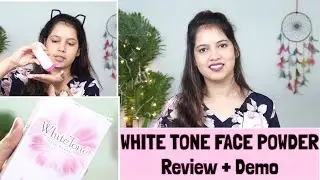 White Tone Face Powder | How To Apply White Tone Powder| Review + Demo|TipsToTop By Shalini