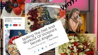 TRYING THE VICTORIA SECRET DIET FOR A WEEK (im shook)