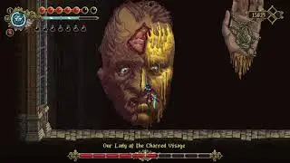Blasphemous Our Lady Of The Charred Visage NG+ Bleeding Heart no bile on the FIRST TRY!