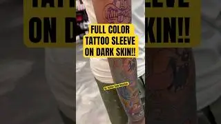 Tattoo Tank Houston shows you how to apply color to melanin with ease!!