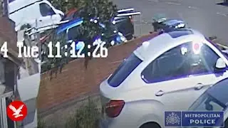 Moment kidnap gang drive off with pregnant woman after threatening to cut off her fingers