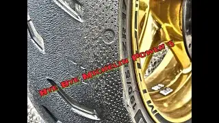 Das Ende des Michelin Power 5 Hinterreifen