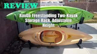 RaxGo Adjustable Freestanding Kayak Rack Review 2024