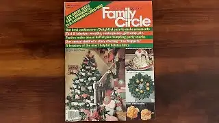 🎄Family Circle December 11, 1979 Christmas Holiday Trimmings | ASMR Magazine Flip Through