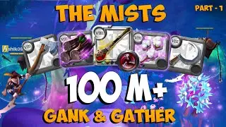Without Premium 100 Million Of The Mists Gank & Gather | Albion Online Part-1