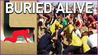 17-Year-Old Buried Alive Under 10,000 Pounds Of Sand | Lifeguard! | Wonder