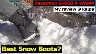 Are these the best snow boots? My review on the Decathlon SH500 X-Warm boots in snowy Himachal