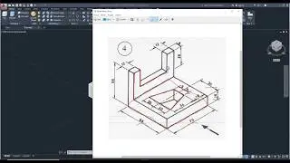 AutoCAD 2020 3 Boyut Katı Modelleme Basit Uygulama Giriş Seviyesi 3D Uygulama Örnek Ders 1