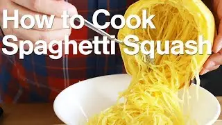 How to Perfectly Cook and Cut a Spaghetti Squash (Baked Whole Spaghetti Squash)