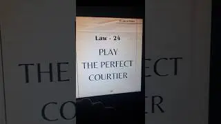 Law 24 of The 48 laws of power #48lawsofpower #shorts #power #motivationalvideo #motivation