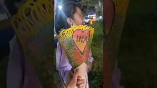 Adreena jajan jaring labalaba di harapan mulya tarumajaya #vidiountukanak #kontenanak #love #makanan