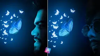 Butterfly photo editing tutorial in picart || Instagram viral photo editing || step by step 🔥🔥