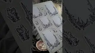 Coral planner box sticker sheet from Paper Haunt. #stickersheet #plannerstickers