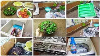 تنظيفات رمضان 2026🌜للمطبخ قبل الفرش الجديد 💥خليته بيبرق من نظافته 