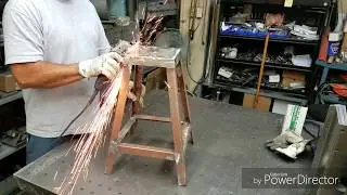 Stool-Diy Vintage Metal &Wood Bar Stool-Industrial Furniture