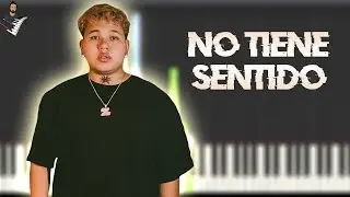Beéle - no tiene sentido | Instrumental Piano Tutorial / Partitura / Karaoke / MIDI