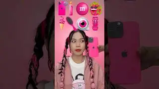 Random Pink Food ASMR Mukbang #3 📱📱📱 #shorts #mukbang #asmr #eating