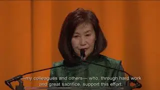 Bayarjargal Agvaantseren acceptance speech, 2019 Goldman Environmental Prize