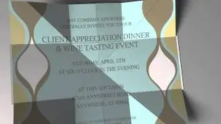 Corporate Event Invitation - EXP 1 G1 - Red Paper Plane
