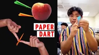 HOW TO MAKE PAPER DART | Finger darts!Super penetration