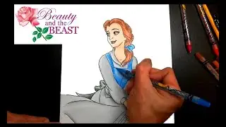Drawing Belle Beauty and the Beast