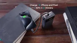 Stuffcool GIGA Smallest 65W 20000mAh Laptop Powerbank with Built in 100W 5A Type C CableCharges MacB