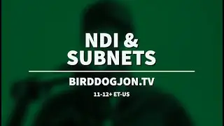 Chat about NDI Networking: Subnets