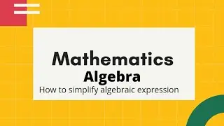 How to solve Simplify the  following? #ekalavya academy.         #maths