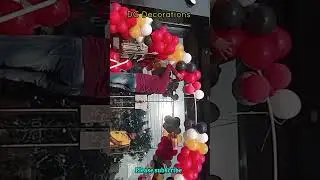 Simple balloon decoration ideas#balloonarch#simpleballoon arch.... #trendingshorts