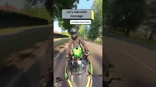 🏍Let's ride with courage🇮🇹 Kawasaki Ninja 400 #shorts #motovlog #kawasaki #insta360x3 #italy #ninja