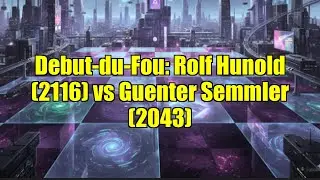 Debut-du-Fou: Rolf Hunold (2116) vs Guenter Semmler (2043)