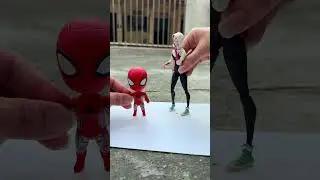 venom stole spiderman's pizza #toys #spiderman #venom