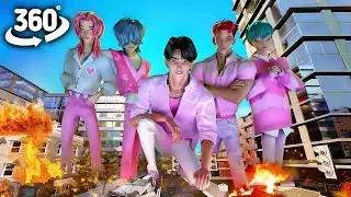 Kpop Demon Hunters in Your City ! | 360&deg; VR Animation