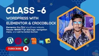 How to Create a Header in Elementor Pro | Bangla Full Tutorial (Class 6 Promise Web IT)