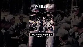 When Enemies Became Human: End of WW2 on Camera #shortvideo #shortsfeed  #fyp  #ww2