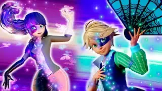 Леди Баг и Супер-Кот | Lady Moth + Peafowl transformations (+duet bonus)