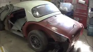 Tucking away the 1959 Triumph TR3A, Spring 2017