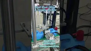 Hand Wash Filling&Capping Machine#scheringbottlefillingmachine #fillingmachine #cappingmachine