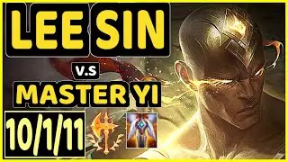 LAMABEAR (LEE SIN) vs MASTER YI - 10/1/11 KDA JUNGLE CHALLENGER GAMEPLAY - EUW