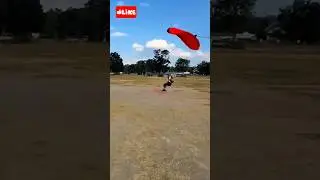 Paragliding Landing Video | Sky diving with parachute | highest paragliding in the world #shorts