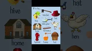 Words from H with pictures #learneasy📚