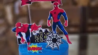 BOLO DO HOMEM ARANHA FORMA 15X10| SILVANA SOUZA 