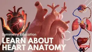 Human heart | heart chambers #cardiology #heart #anatomy #valves symmetry Education 