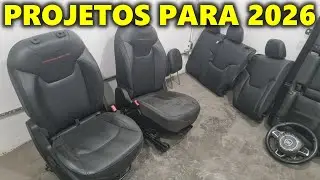 Comprei BANCOS DO JEEP RENEGADE para instalar no UNO VIVACE + Volante da TORO (projetos 2026)